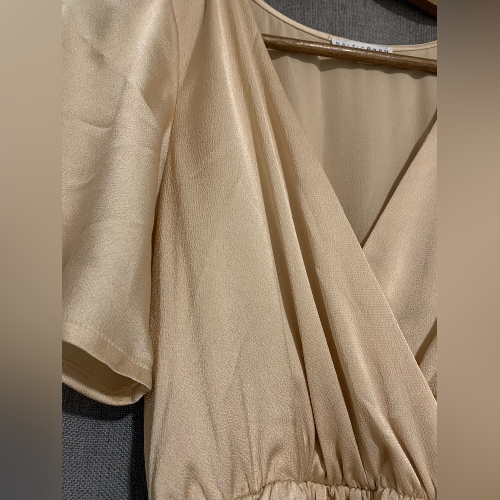 Nude/beige bridesmaid formal dress